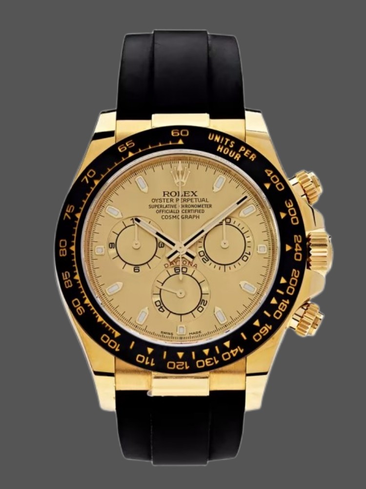 Rolex Cosmograph Daytona 116518 Champagne Dial Automatic 40mm Mens Replica Watch