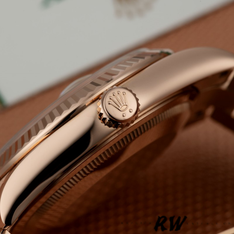 Rolex Day-Date 118235 Rose Gold Champagne Diamond Dial 36mm Unisex Replica Watch