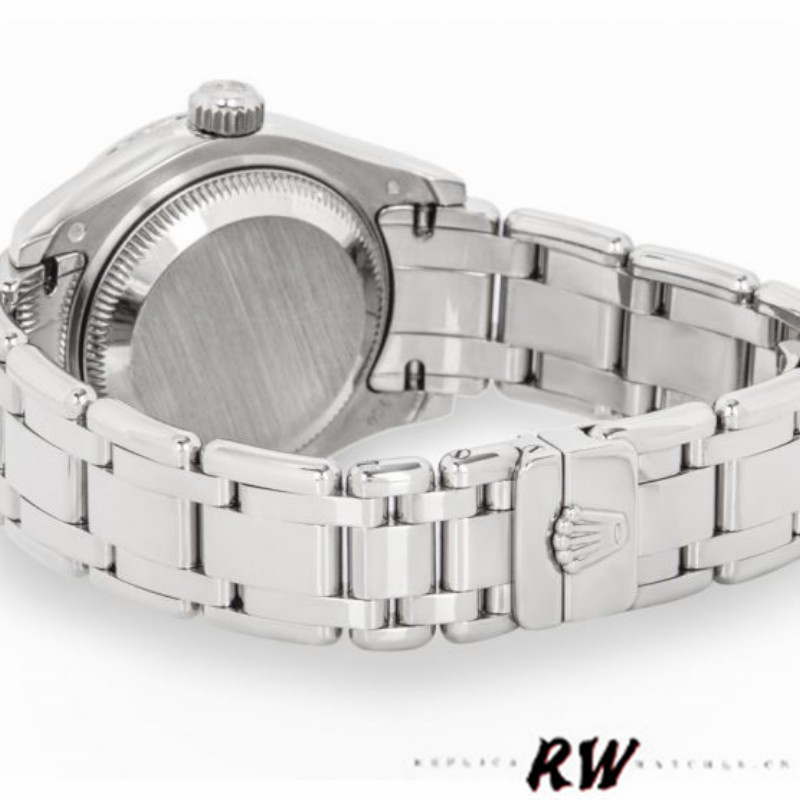 Rolex Masterpiece Pearlmaster 80319 White Dial 29MM Lady Replica Watch
