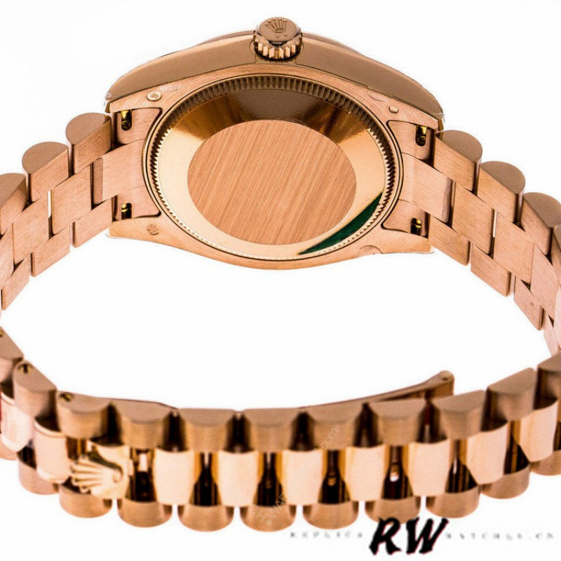 Rolex Datejust 178275 Rose Gold Pink Diamond Dial 31mm Lady Replica Watch