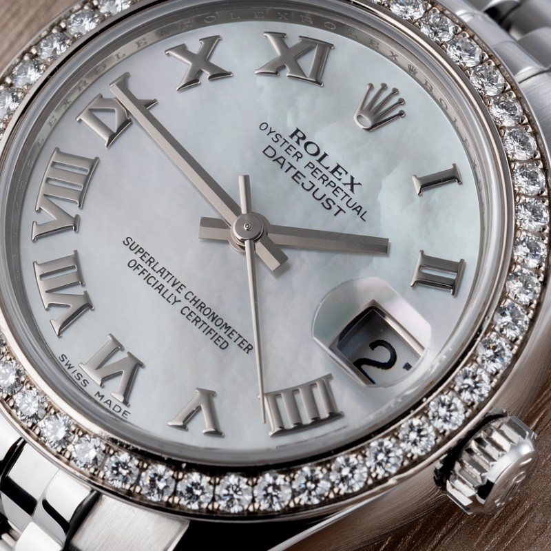 Rolex Datejust 178384 White Mother of pearl Dial 31MM Lady Replica Watch