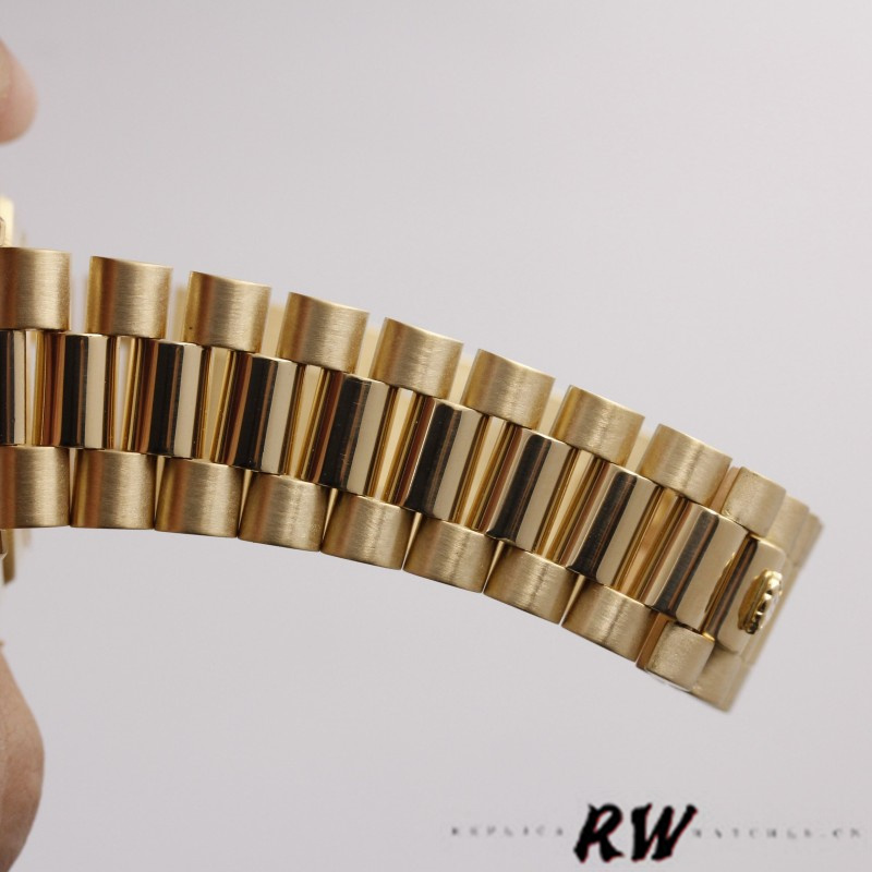 Rolex Day-Date 118238 Ivory Dial Fluted Bezel 36mm Unisex Replica Watch