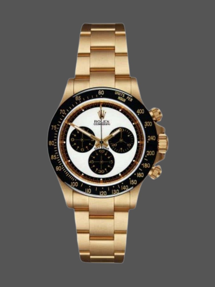 Rolex-Daytona 116528 Yellow Gold White Dial 40mm Mens Replica Watch