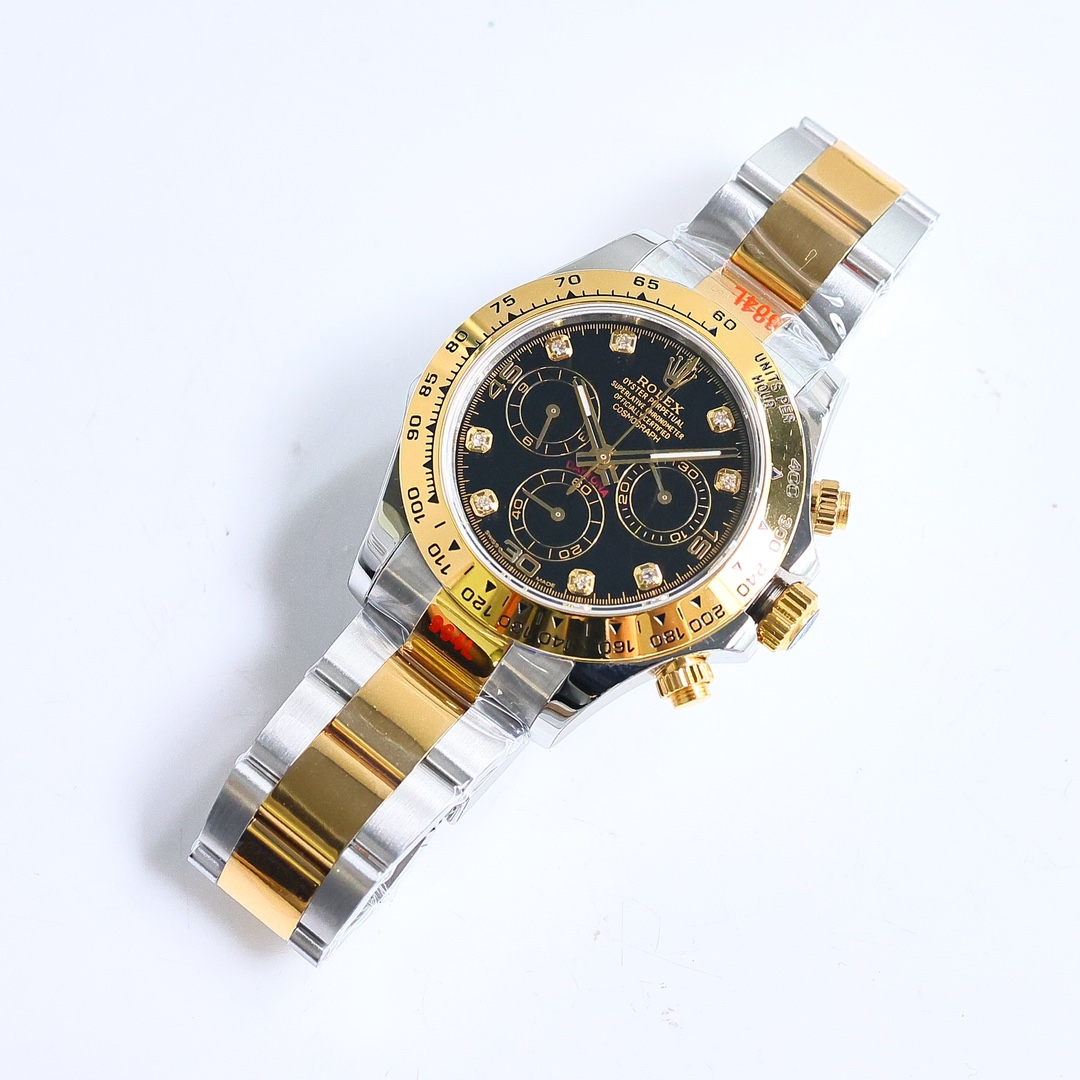 Rolex Cosmograph Daytona 116503 Black Diamond Dial 40MM Mens Replica Watch