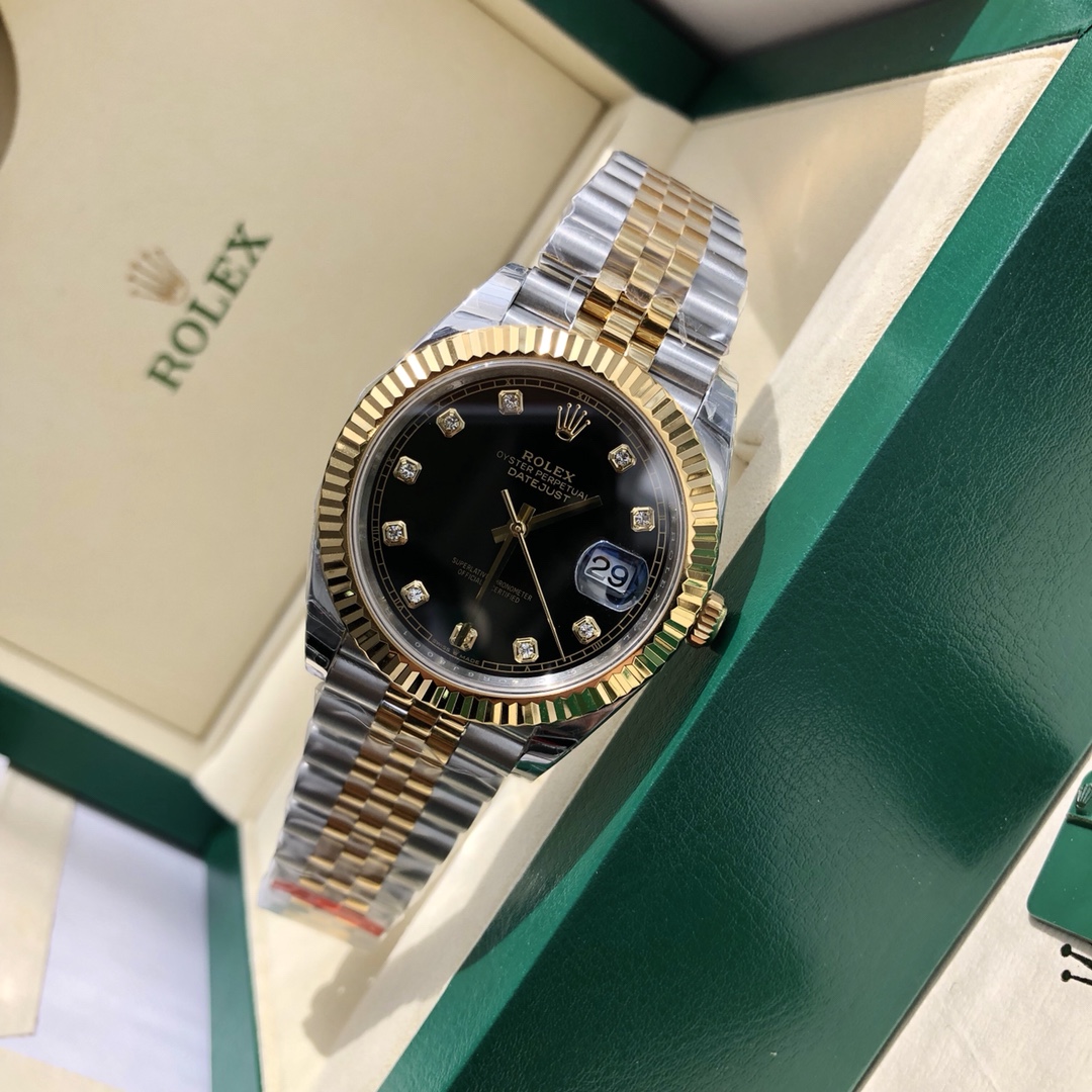 Rolex Datejust 126233 Black Diamond Dial 36MM Unisex Replica Watch