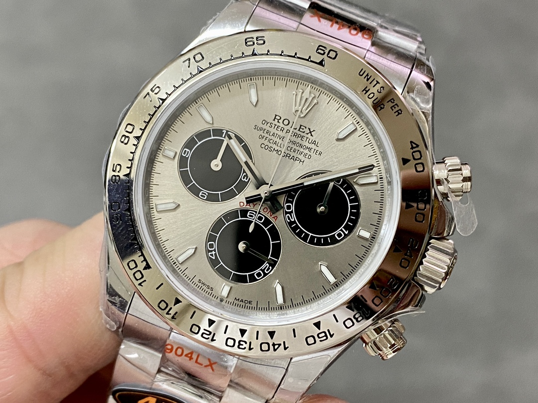 Rolex Cosmograph Daytona 116509 Silver Index Dial 40MM Mens Replica Watch