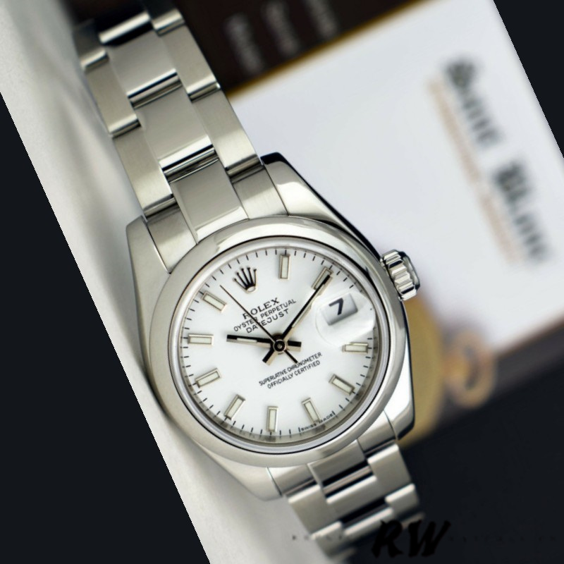 Rolex Datejust 179160 White Index Dial Domed Bezel 26MM Lady Replica Watch
