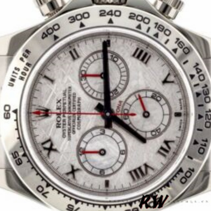 Rolex Daytona 116519MT Meteorite Dial RubberB Strap 40mm Mens Replica Watch