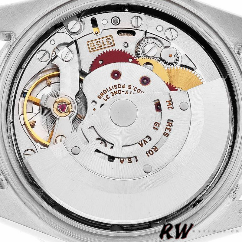 Rolex Day-Date 118366 Ice Blue Dial Diamond Bezel 36mm Unisex Replica Watch