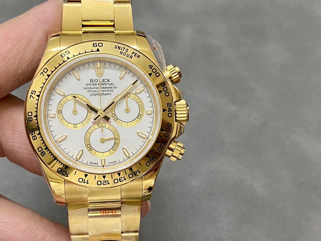 Rolex Cosmograph Daytona 116528 White Index Dial 40MM Mens Replica Watch