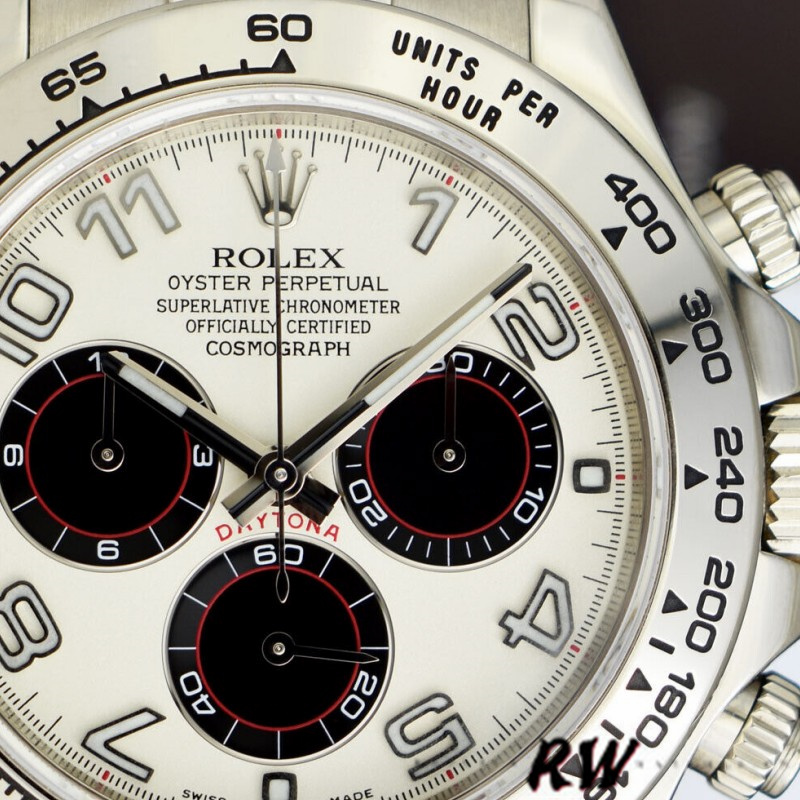 Rolex Daytona 116519 Panda Dial Brown Leather Strap 40mm Mens Replica Watch