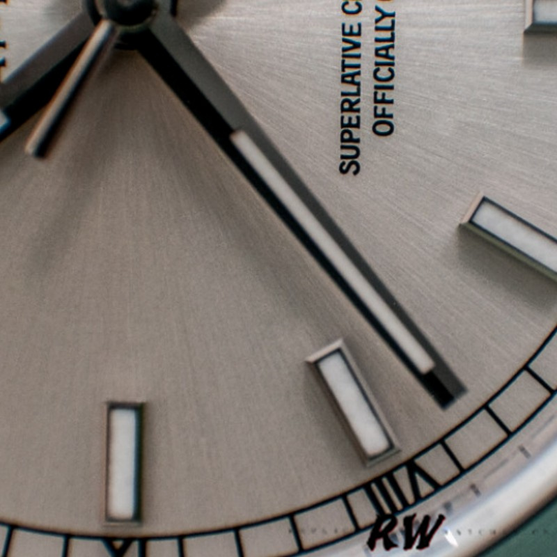 Rolex Day-Date 118209 White Gold Oyster Bracelet White Dial 36mm Unisex Replica Watch