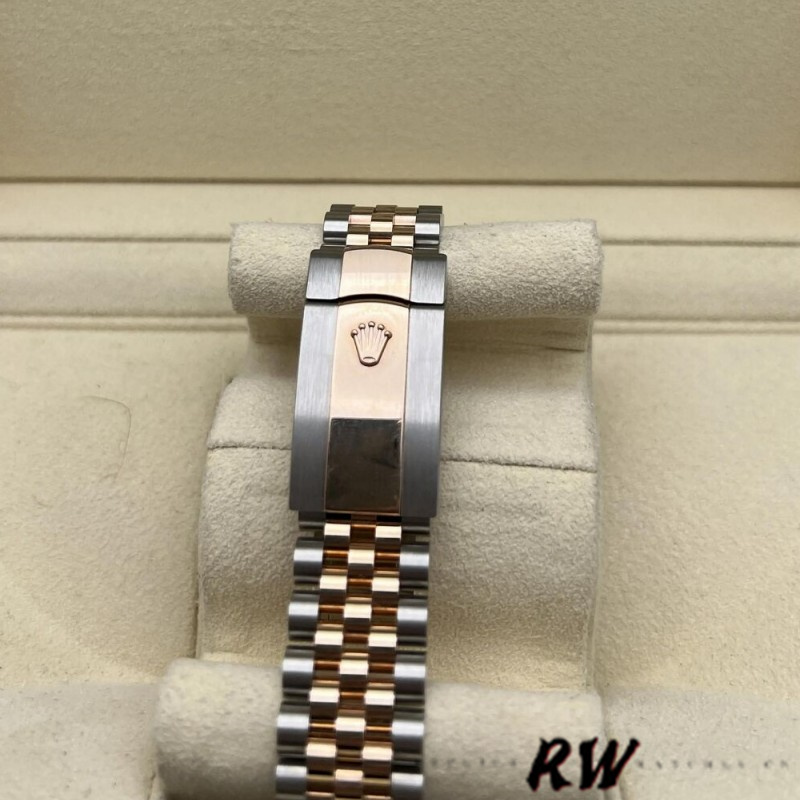 Rolex Datejust 126301 Rose Gold Chocolate Brown Index Dial 41MM Mens Replica Watch