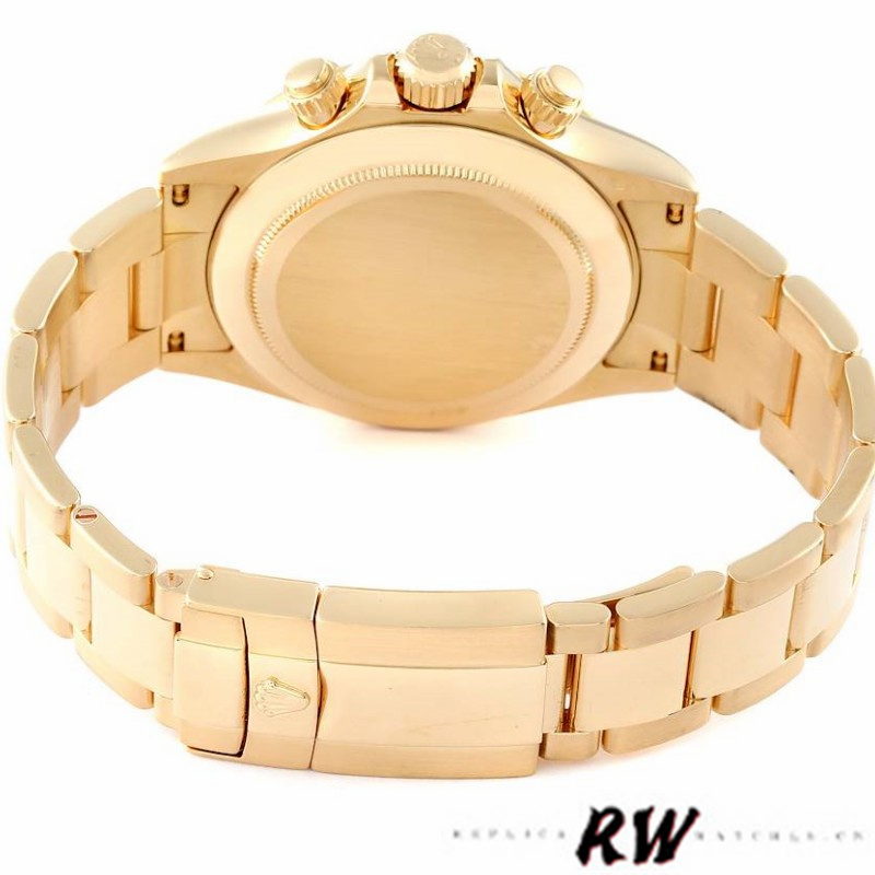 Rolex Cosmograph Daytona 116528 White Diamond Dial 40MM Mens Replica Watch