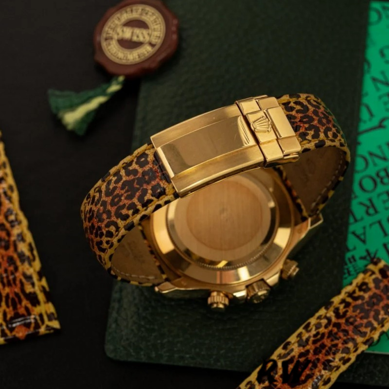 Rolex Daytona 116598 Leopard Orange Diamond Dial 40MM Mens Replica Watch