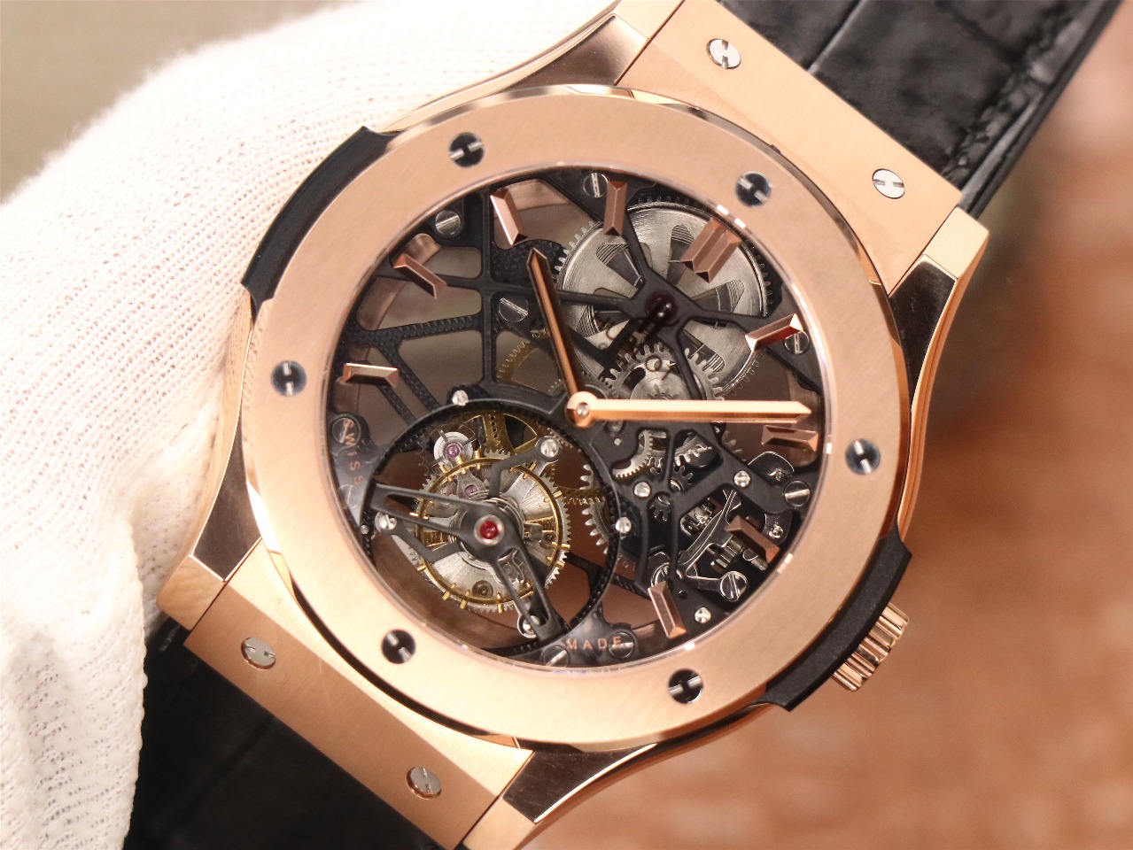 Hublot Classic Fusion Skeleton Tourbillon 505.OX.0180.LR 45mm