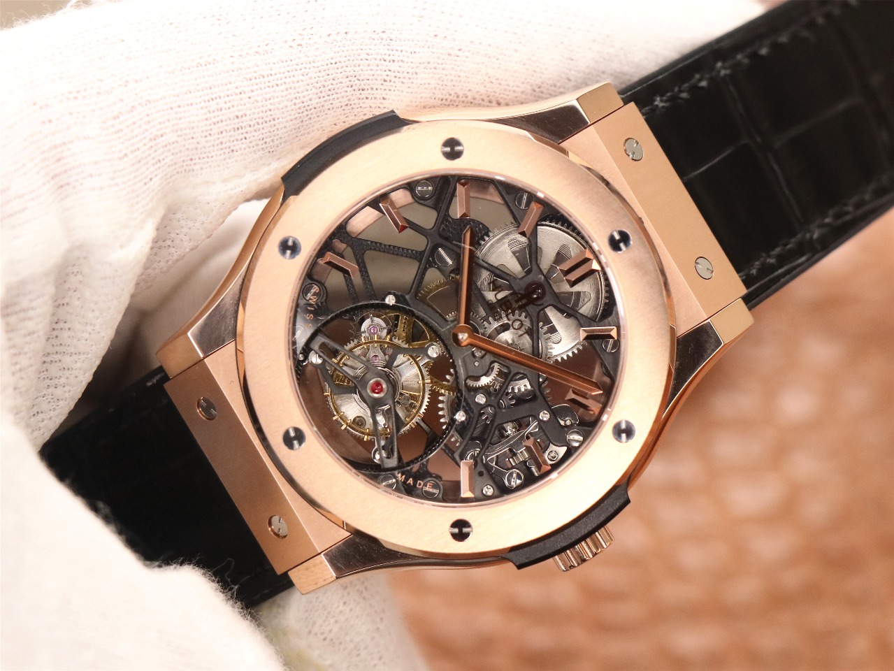 Hublot Classic Fusion Skeleton Tourbillon 505.OX.0180.LR 45mm