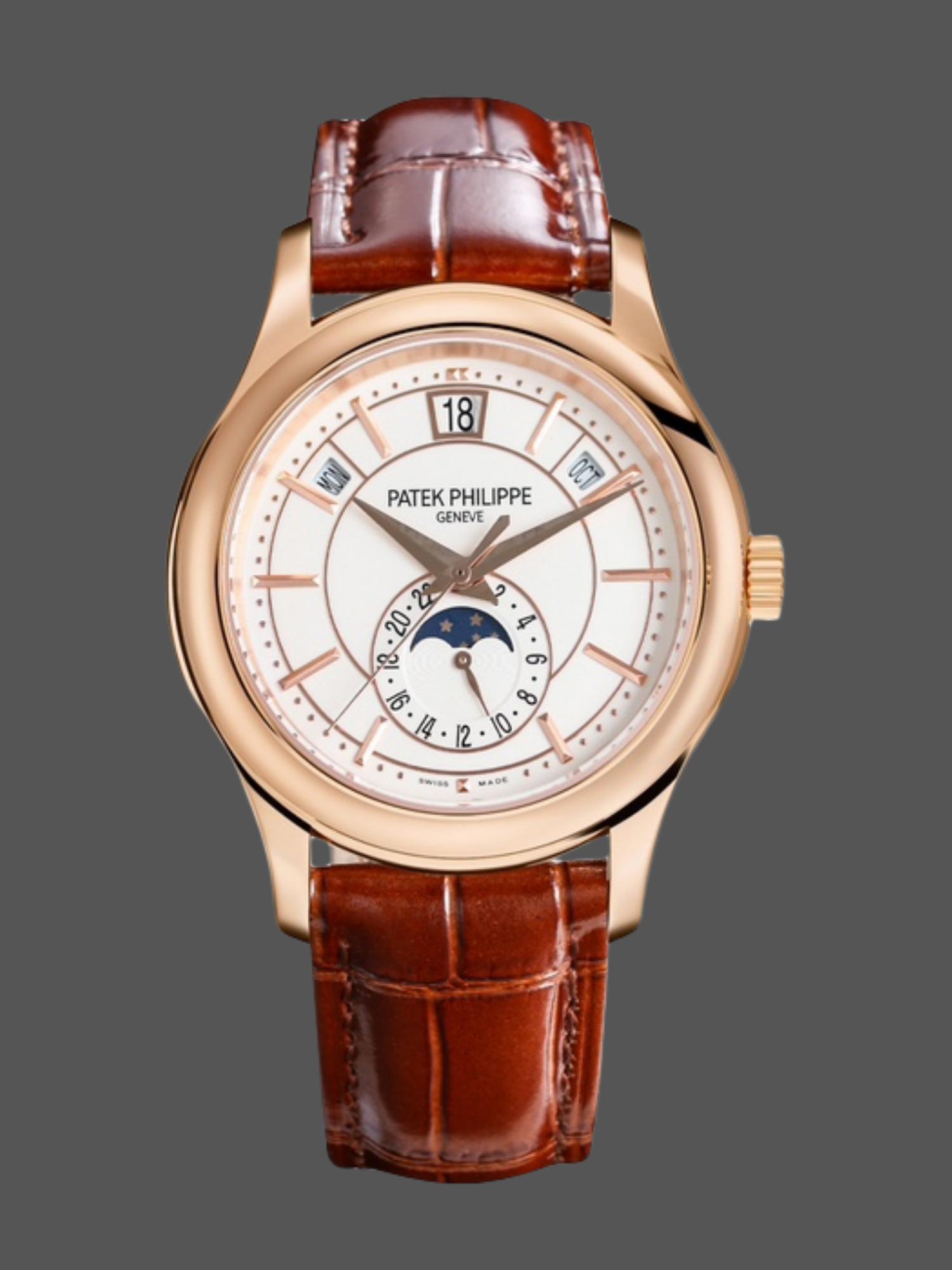 Replica Patek Philippe Complications Rose Gold 5205R 013 40mm Mens Watch