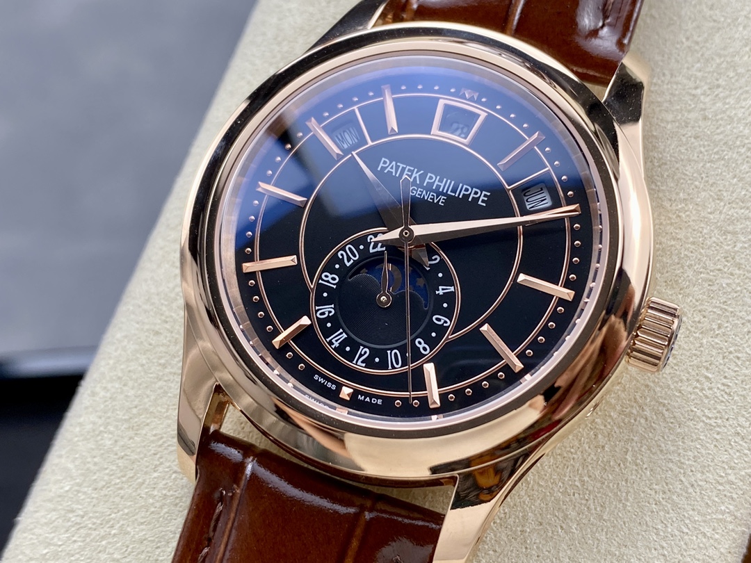 Replica Patek Philippe Complications Rose Gold 5205R 011 40mm Mens Watch