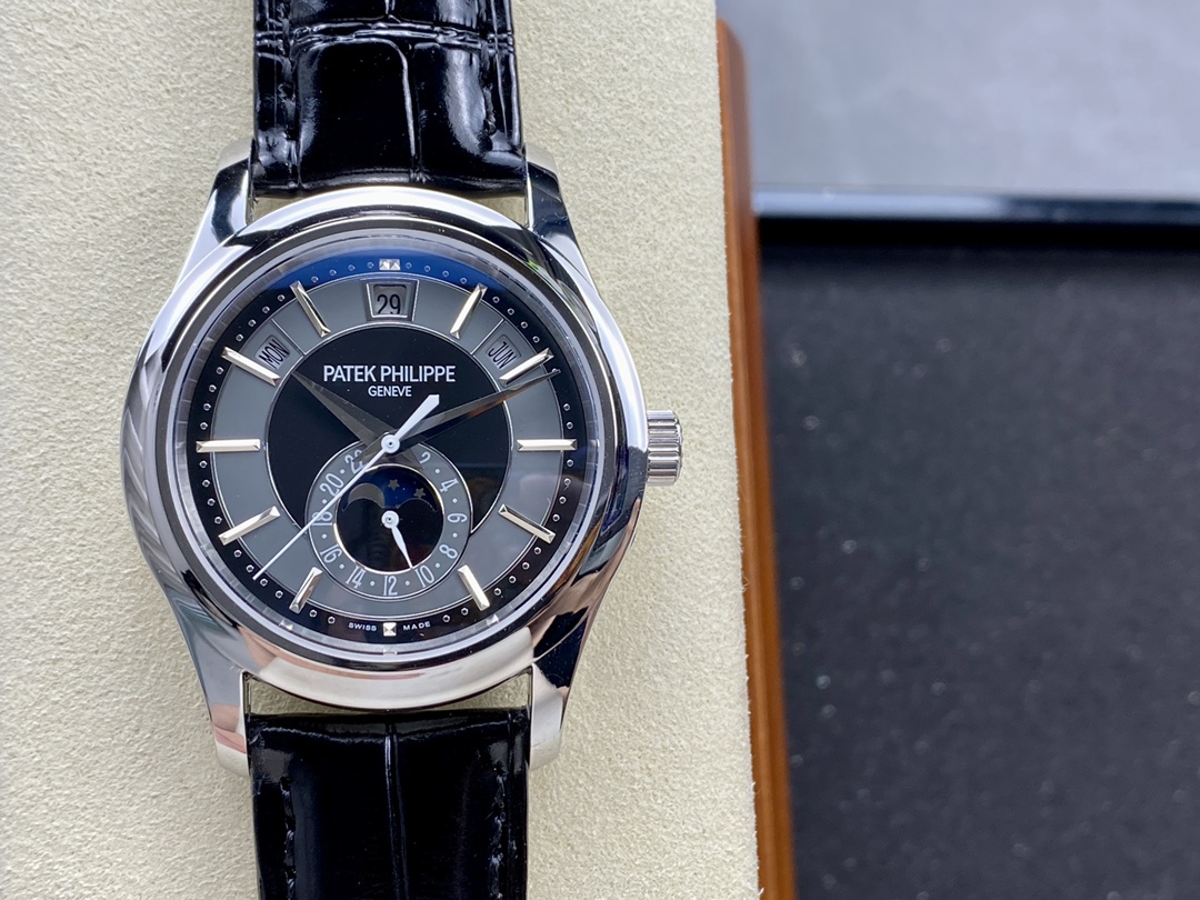 Replica Patek Philippe Complications Annual Calendar White Gold 5205G 010 40mm Mens Watch