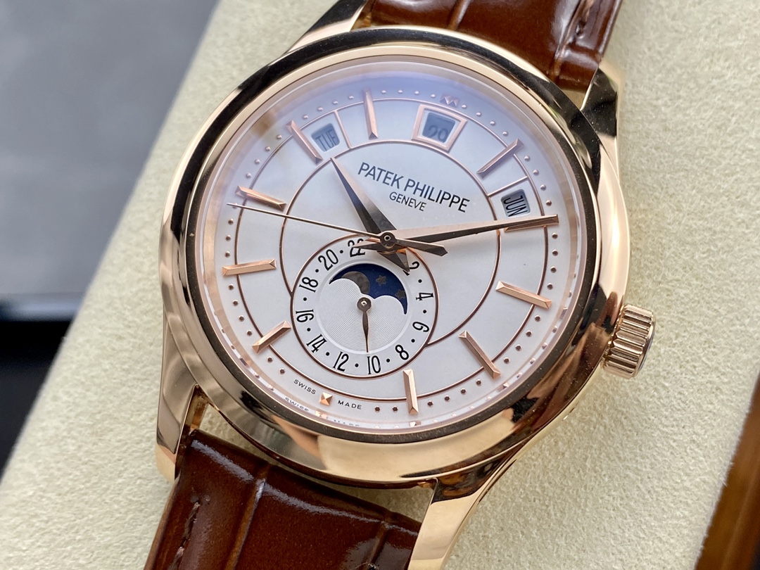 Replica Patek Philippe Complications Rose Gold 5205R 013 40mm Mens Watch