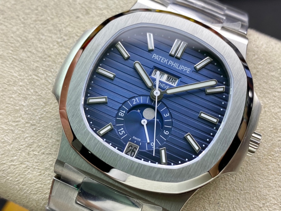 Patek Philippe Nautilus 5726 1A 001 40.5mm Stainless Steel Blue Dial Watch