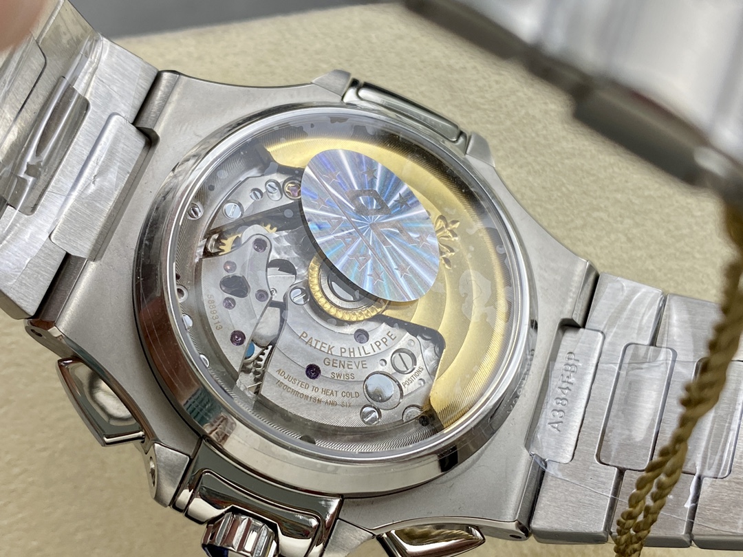 Patek Philippe Nautilus Chronograph Stainless Steel Black Dial 5980 1A 014