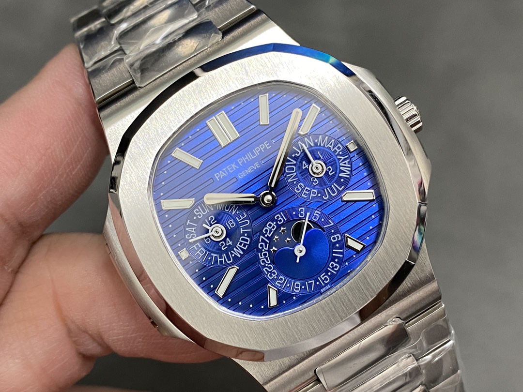 Patek Philippe Nautilus Perpetual Calendar White Gold Blue Dial 5740 1G 001 40mm