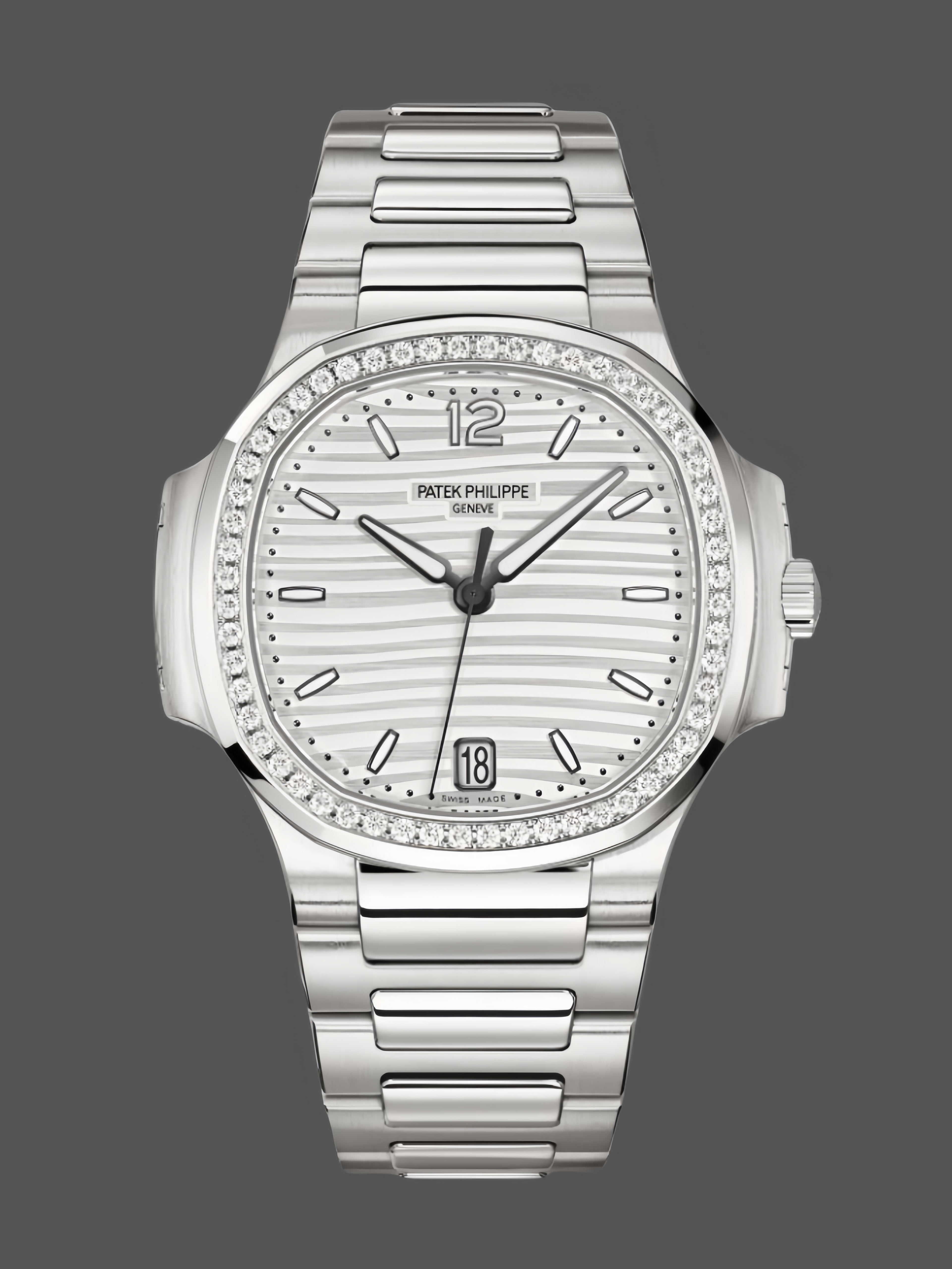 Patek Philippe Nautilus Automatic Diamond White Dial 7118 1200A 010