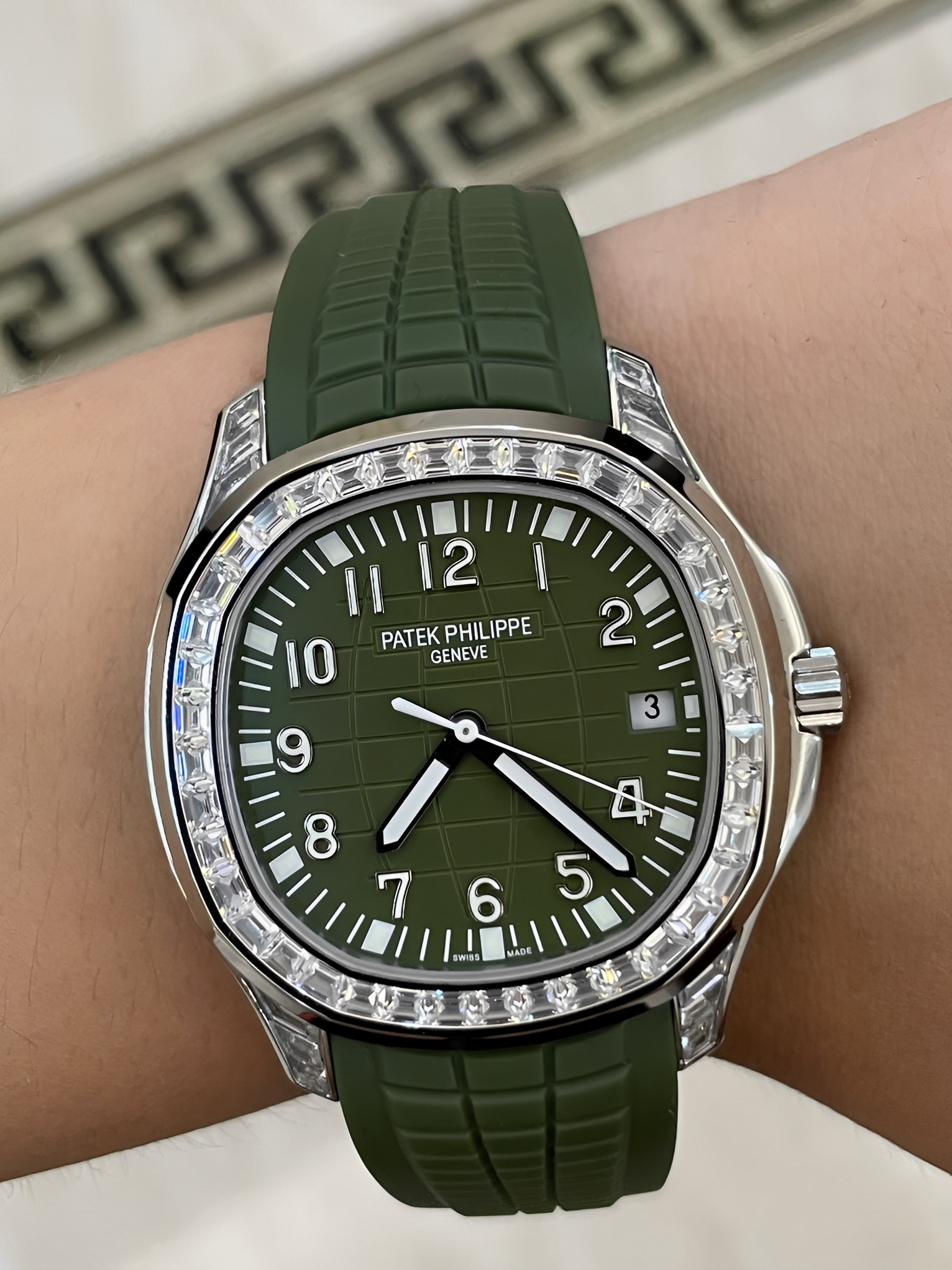 Patek Philippe Aquanaut 5167 300G 010 Black & Green & Brown 40mm