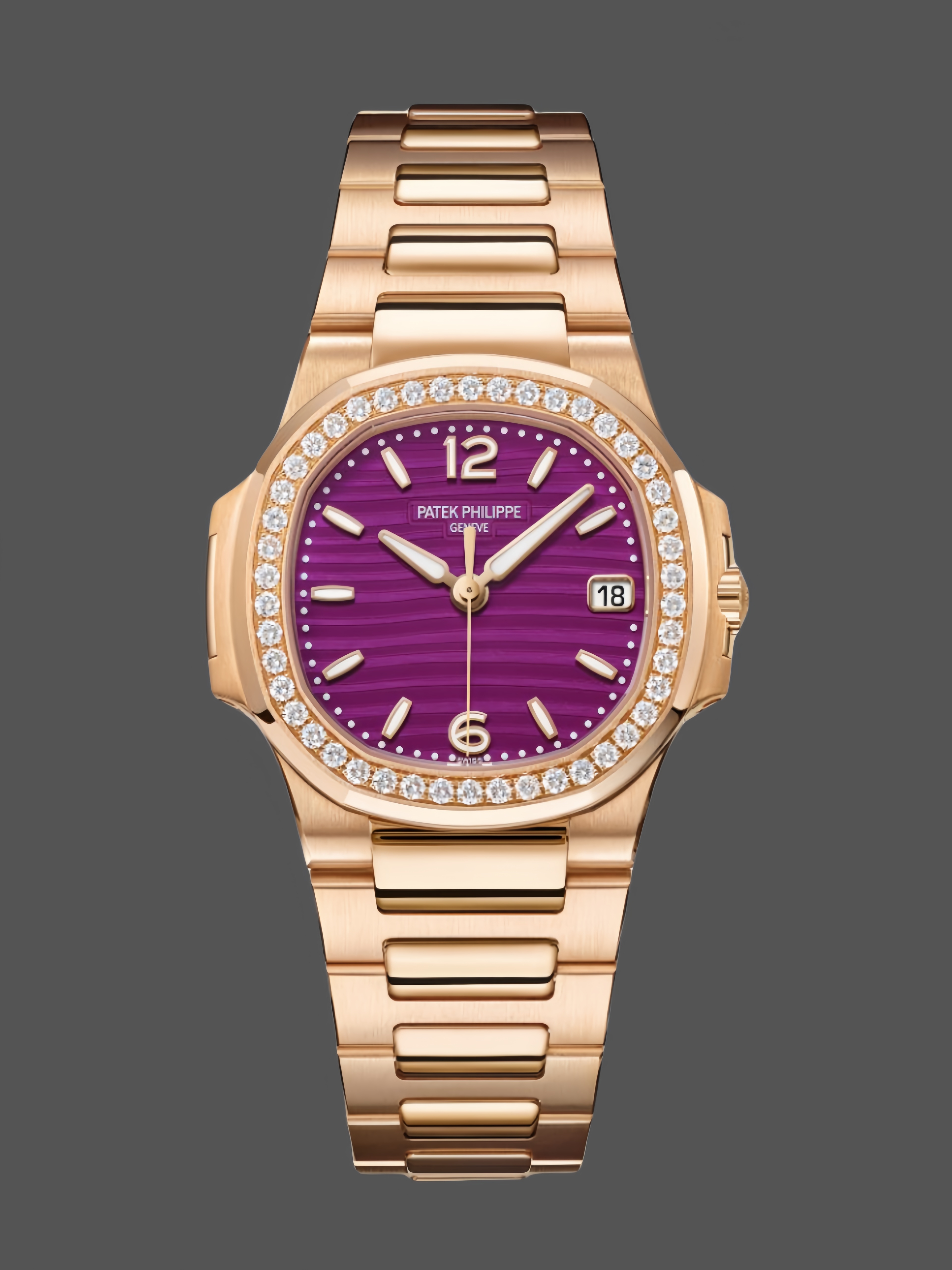 Patek Philippe Nautilus 7010 1R 013 Purple Dial 32mm
