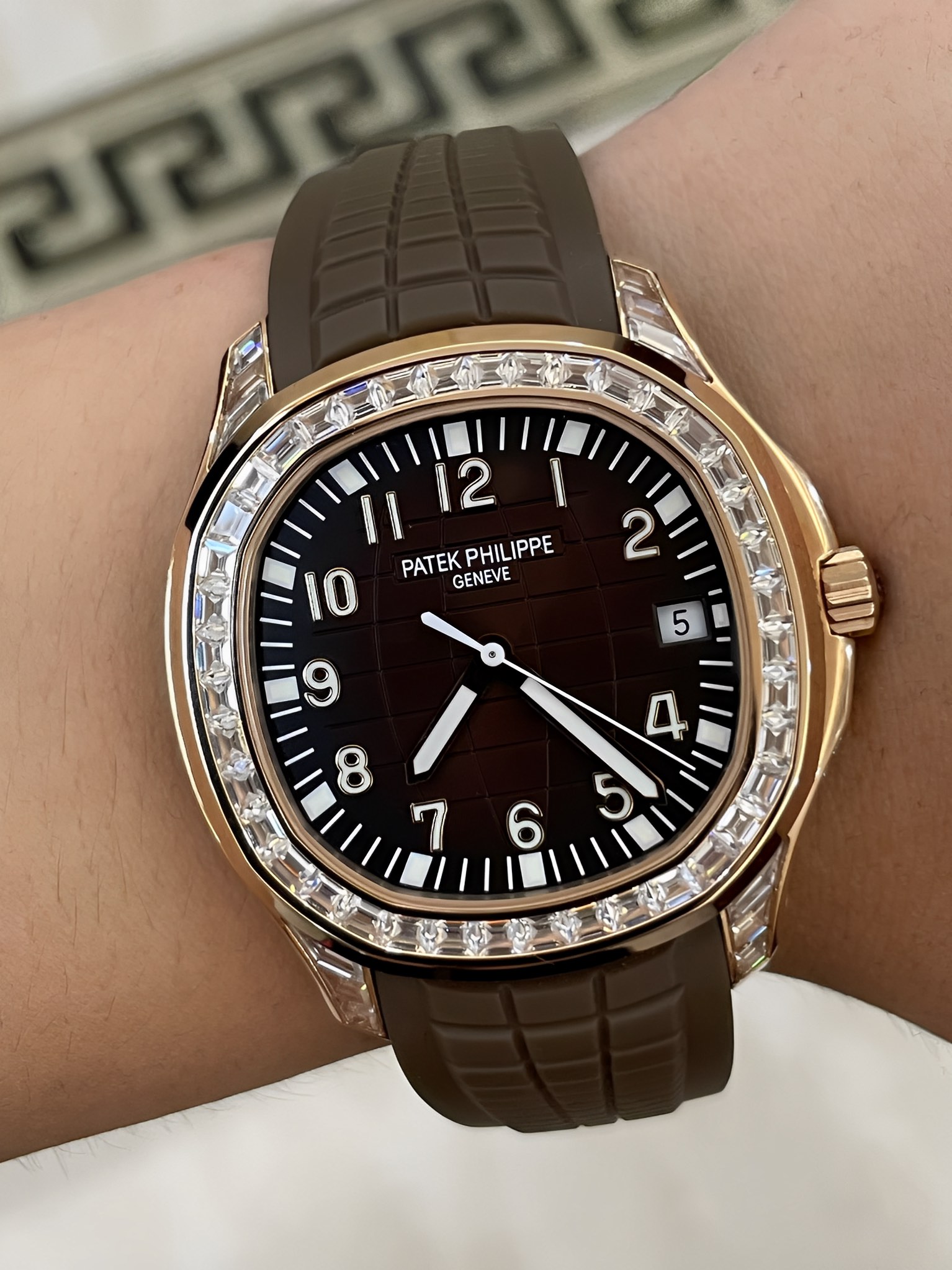 Patek Philippe Aquanaut 5167 300G 010 Black & Green & Brown 40mm