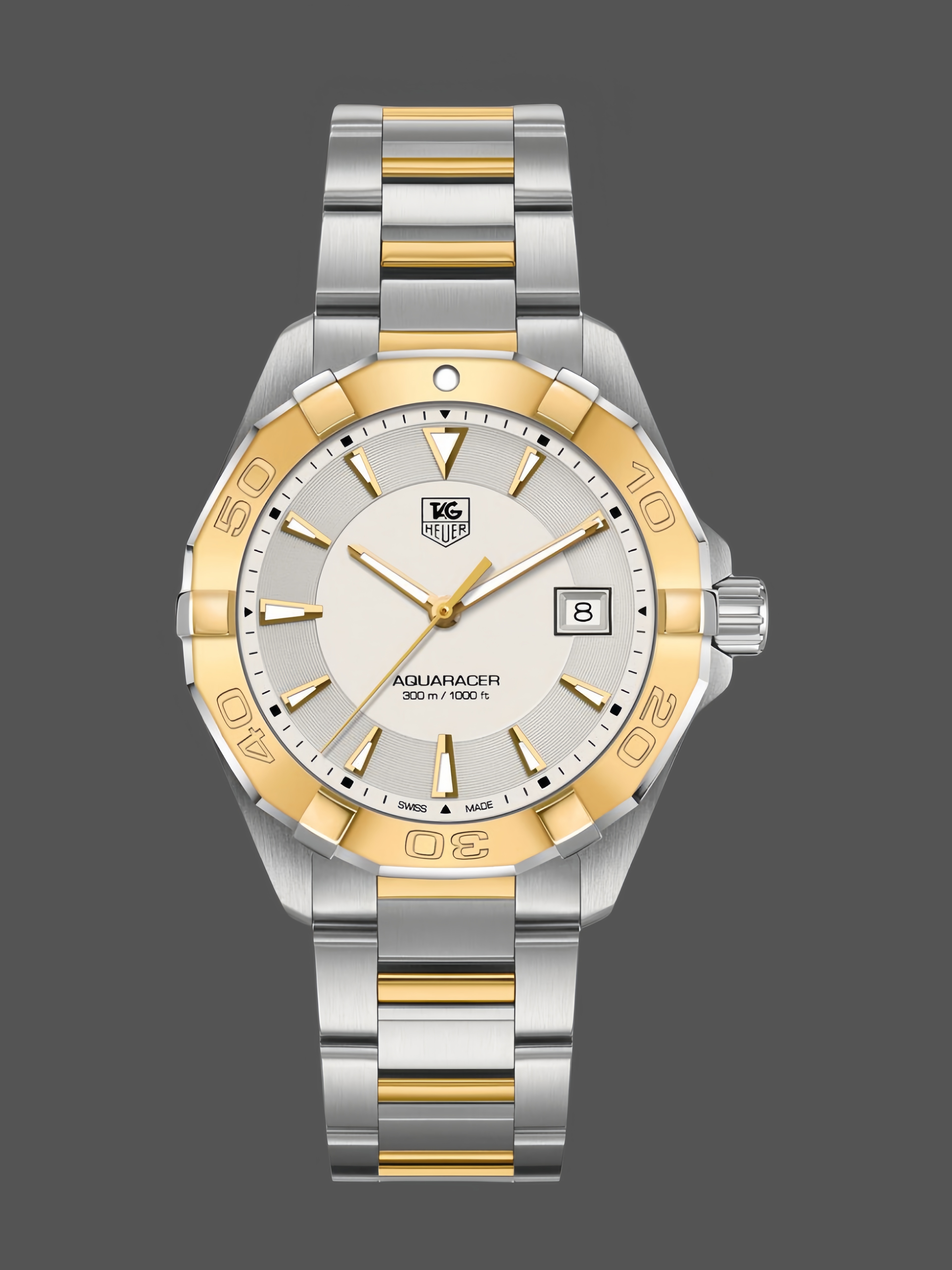 Tag Heuer Aquaracer 18kt Yellow Gold Stainless Steel WAY1151.BD0912 Watch