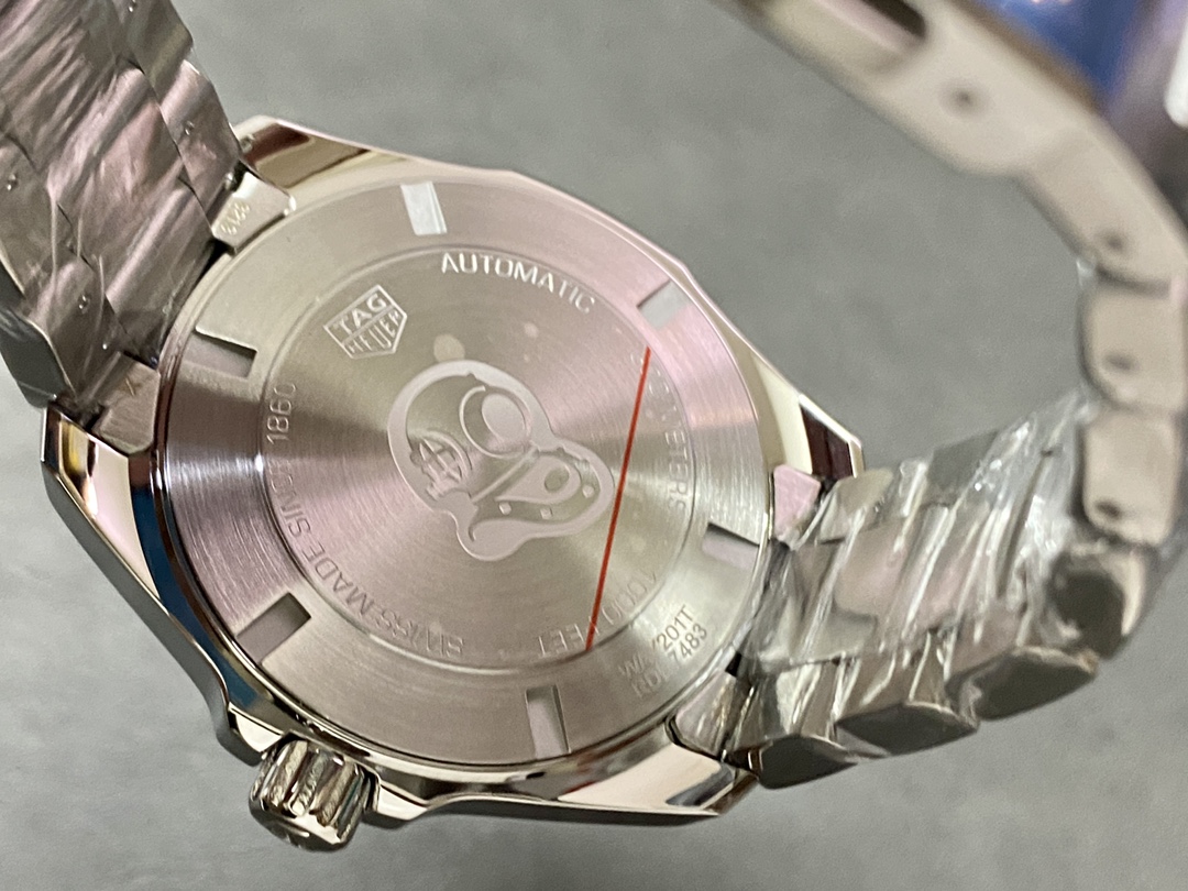 Tag Heuer Aquaracer Automatic GMT Steel WAY201T. BA0927 Blue 43mm