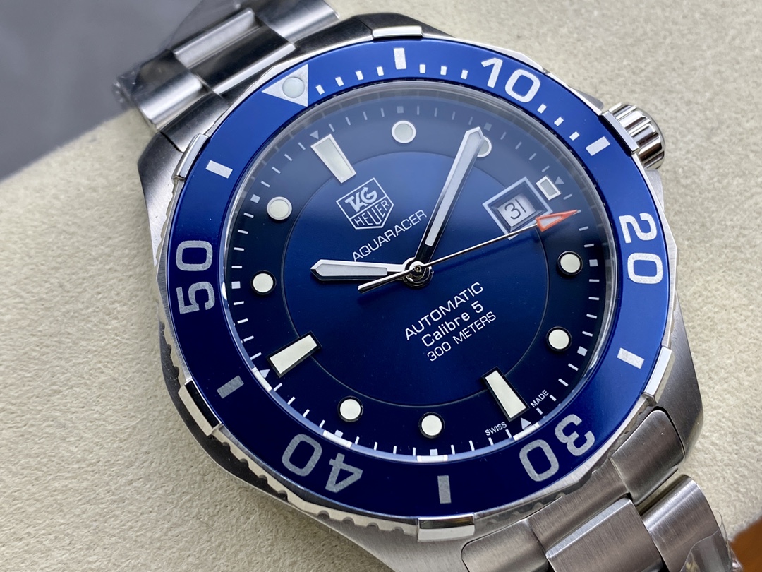 Tag Heuer Aquaracer Calibre 5 Blue Dial WAN2111.BA0822 Replica Watch