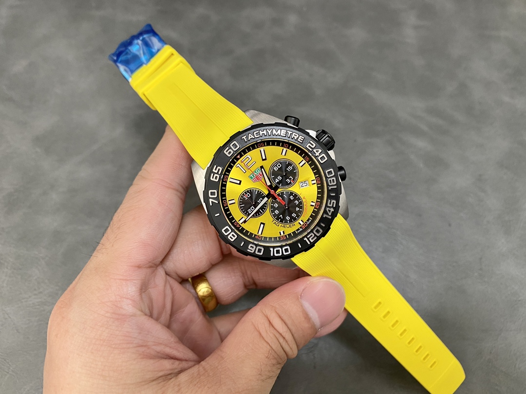 TAG Heuer Formula 1 Chronograph Yellow Dial CAZ101AM.FT8054 Quartz
