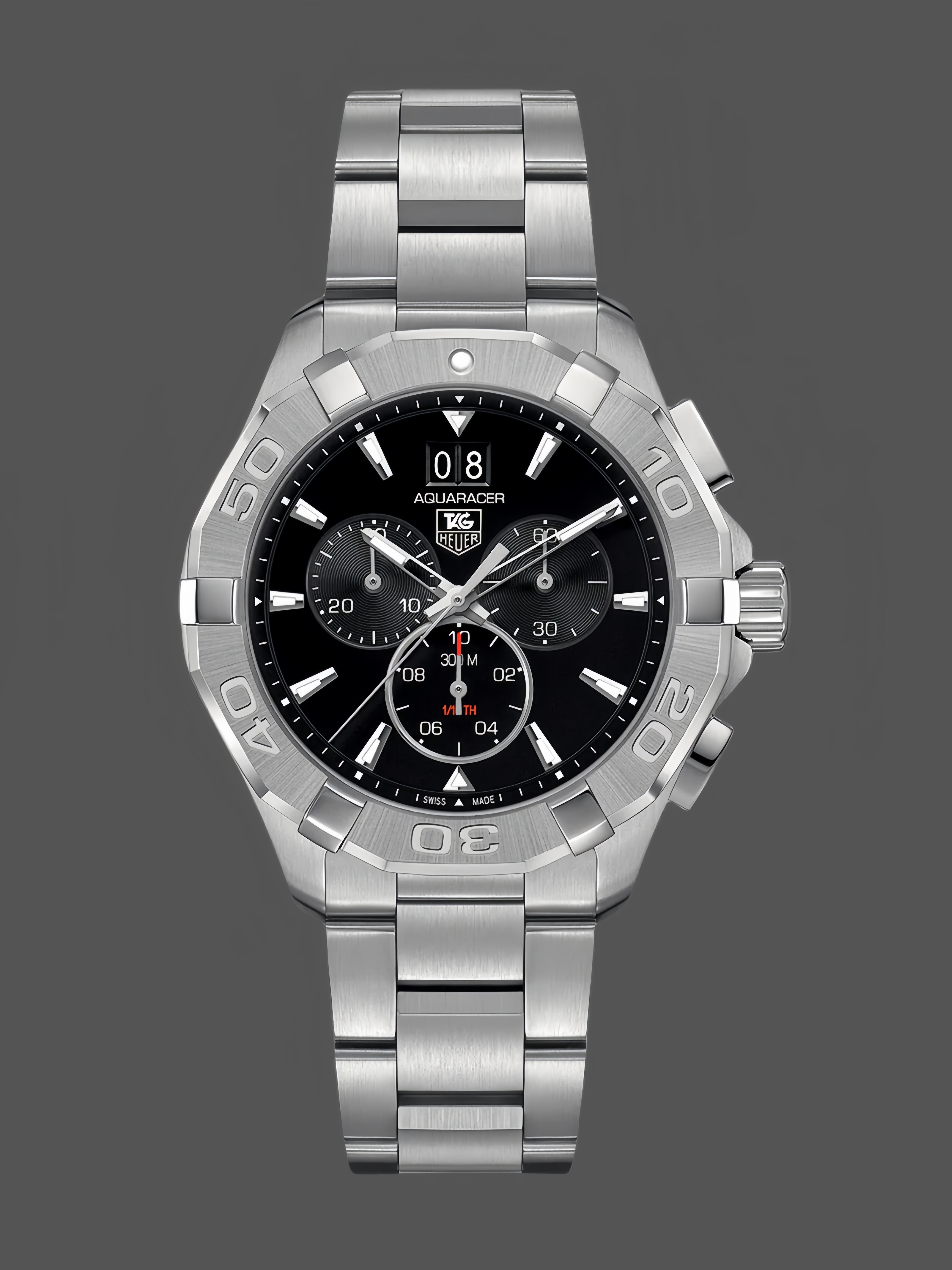 Tag Heuer Aquaracer 300M Chronograph 43mm Quartz Black Dial CAY1110.BA0927