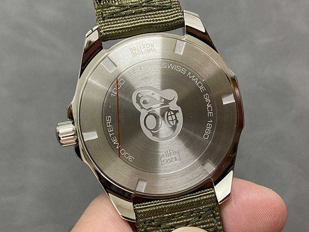 Tag Heuer Aquaracer Grey Dial Men's Watch WAY101L.FC8222 Quartz 43mm