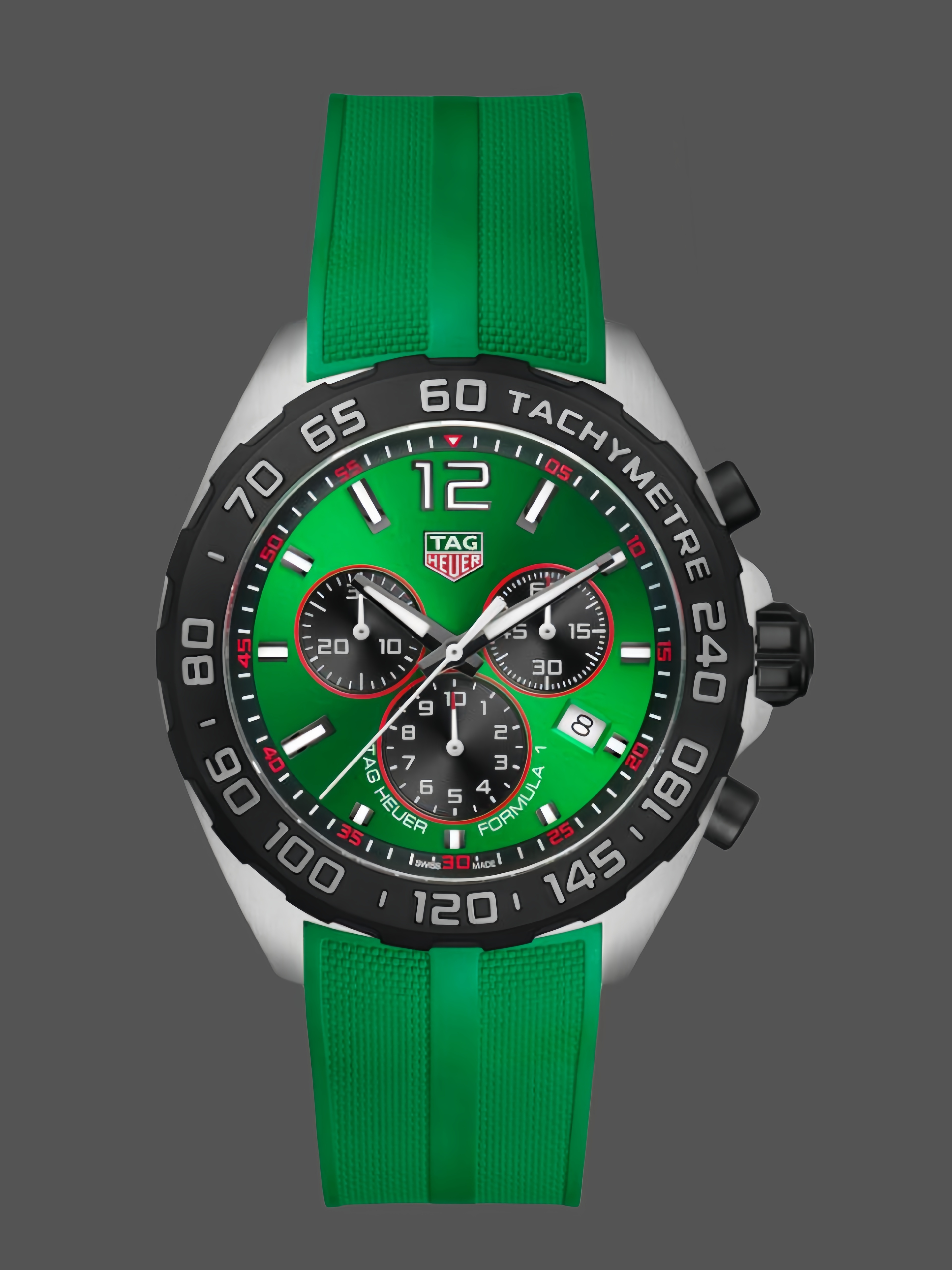 Tag Heuer Formula 1 Chronograph Quartz Green Dial CAZ101AP.FT8056 43MM