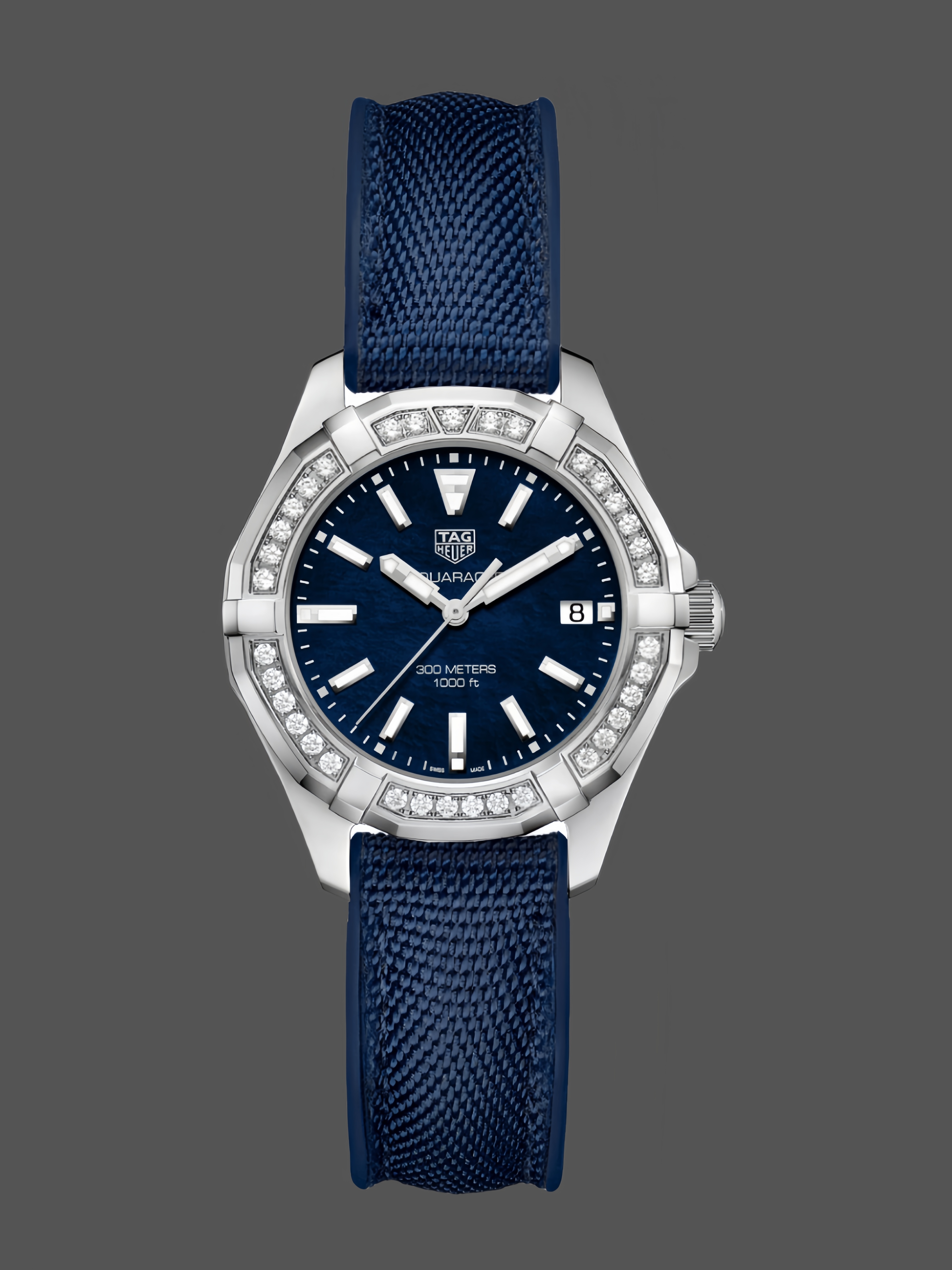 Tag Heuer Aquaracer Blue Pearl & Diamond WAY131N.FT6091 Quartz 35mm