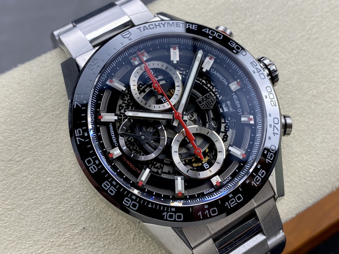TAG Heuer Carrera Heuer 01 Black Automatic CAR2A1W.BA0703 43mm