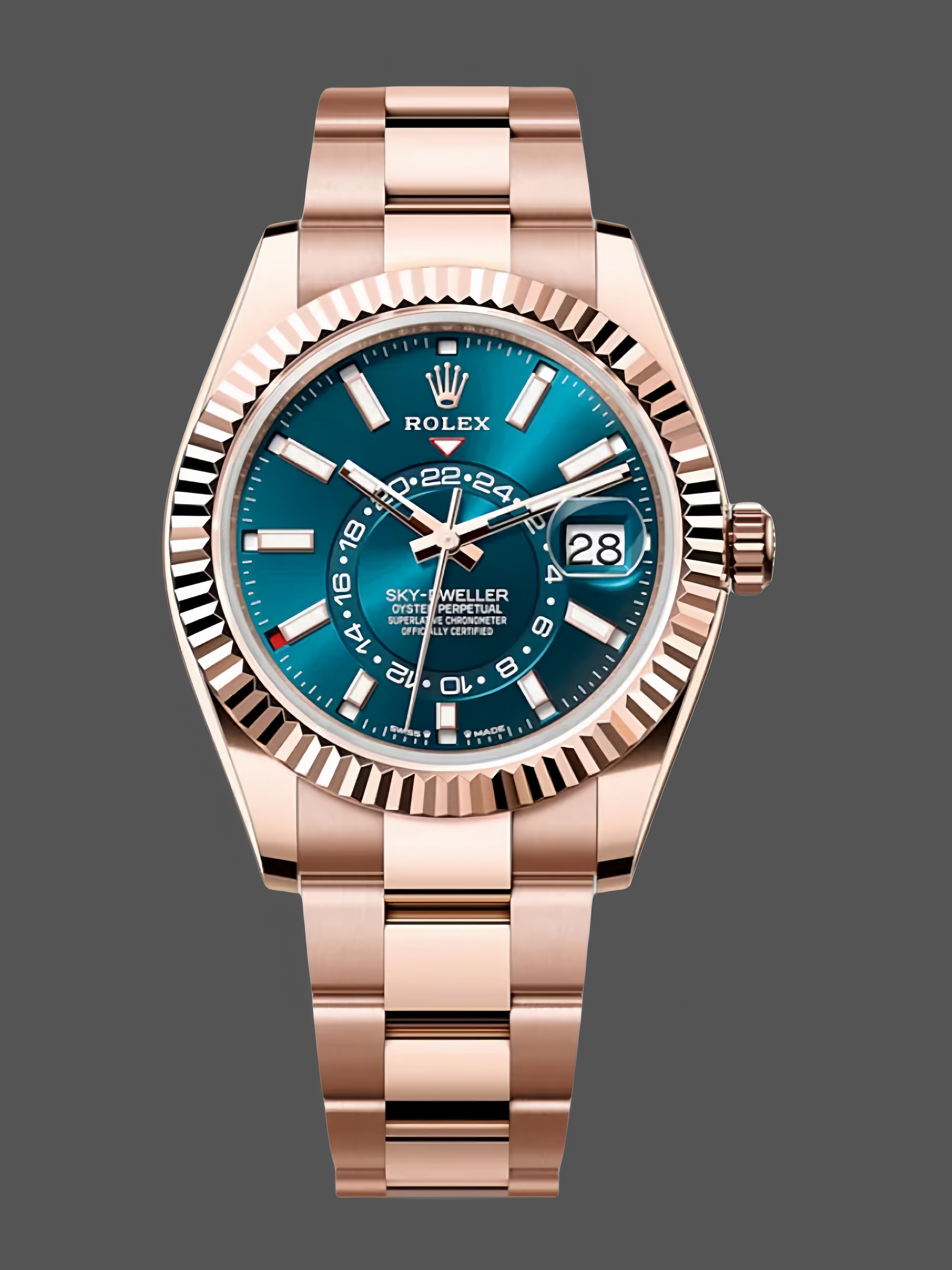 Rolex Sky Dweller in 18 kt Everose gold m336935 0001 42mm