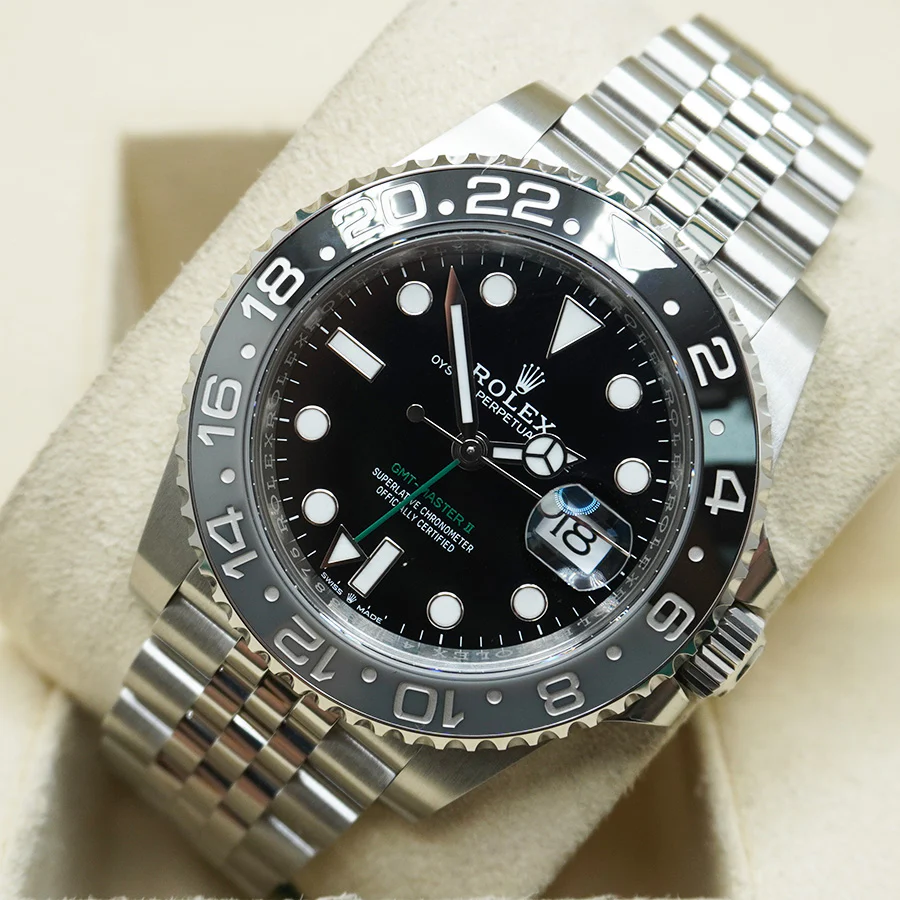 Rolex Gmt Master II Automatic Black Dial M126710GRNR 0003 40mm