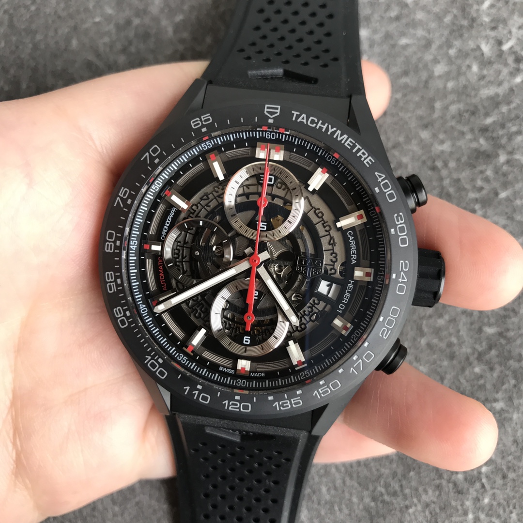 Tag Heuer Carrera Calibre 16 Automatic CV2A1U.BA0738 43mm Mens Watch