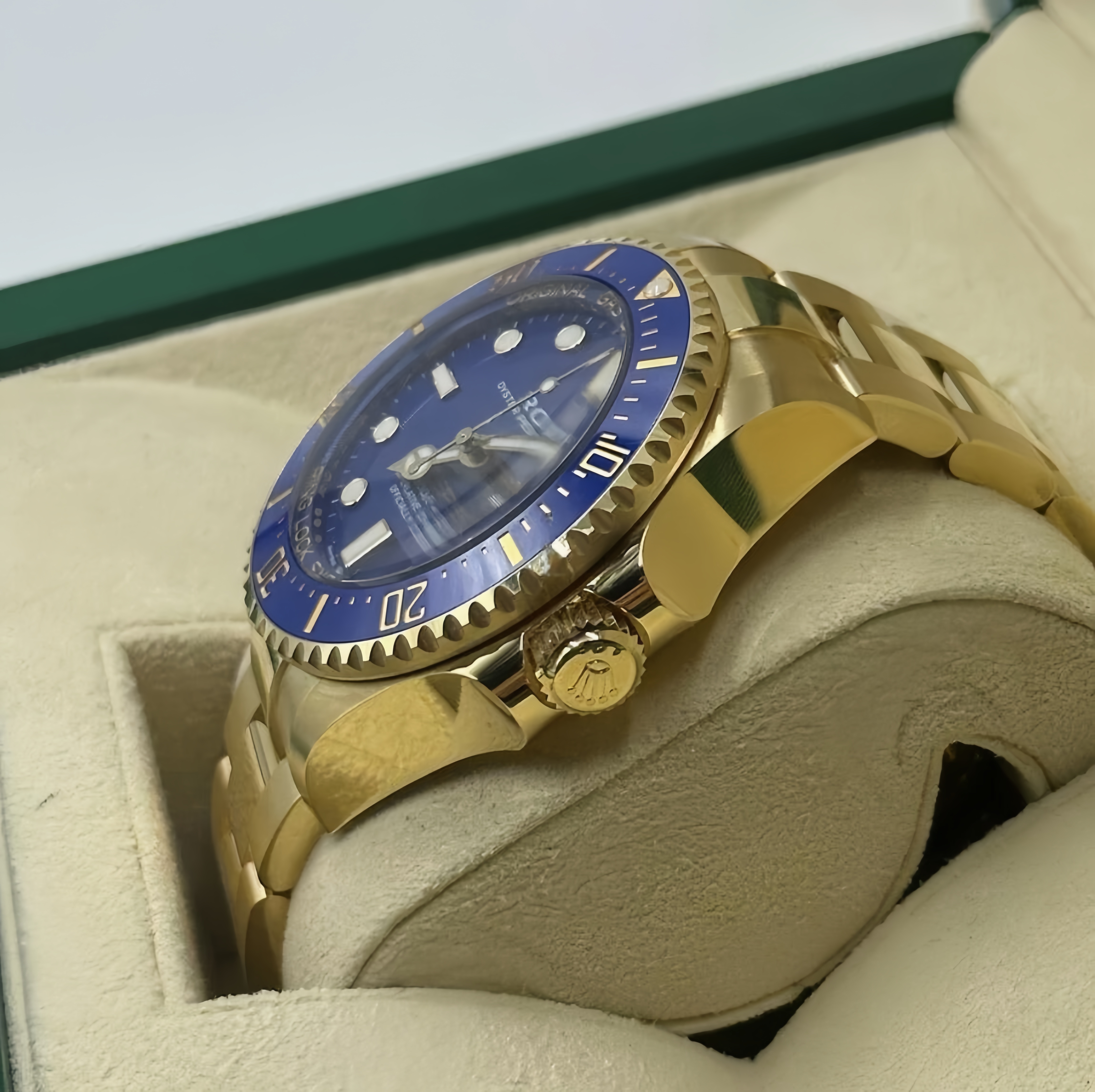 Rolex New 2024 Release Deepsea Gold Blue Dial 136668LB