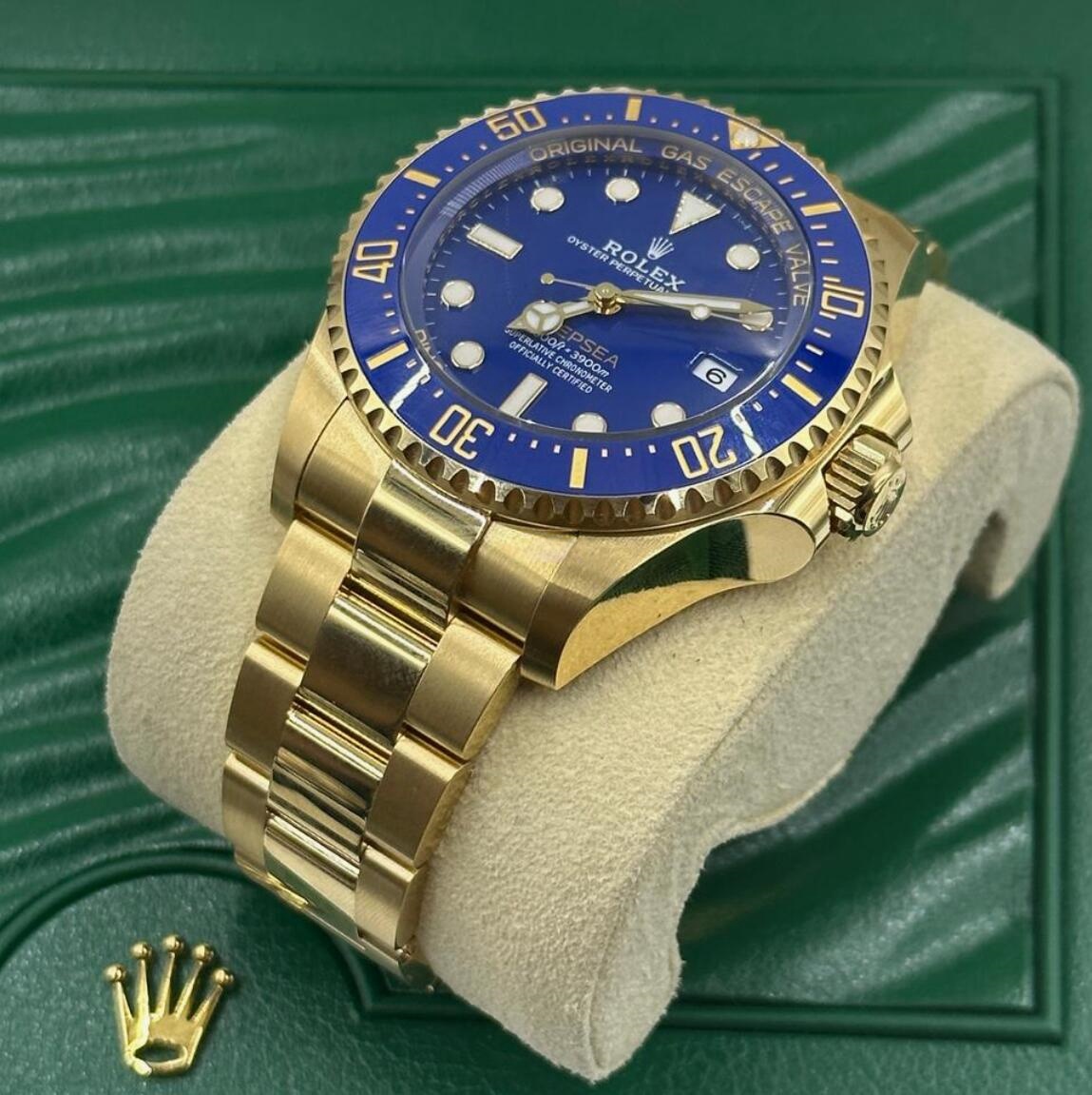 Rolex New 2024 Release Deepsea Gold Blue Dial 136668LB