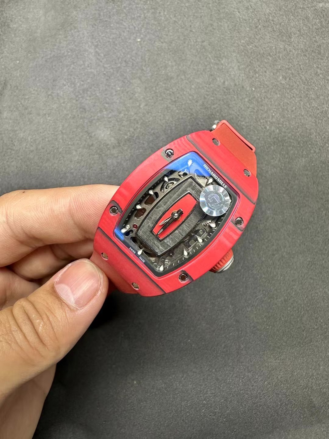 Richard Mille RM07-01 Automatic Racing Red Carbon Limited Edition 46mm Ladies Watch