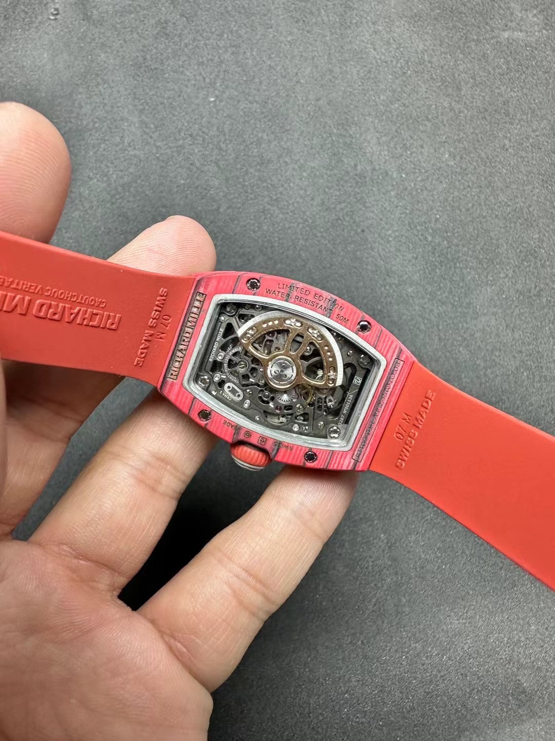 Richard Mille RM07-01 Automatic Racing Red Carbon Limited Edition 46mm Ladies Watch