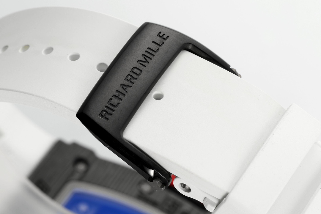 Richard Mille RM 035-02 Rafael Nadal NTPT Carbon on White Rubber Strap