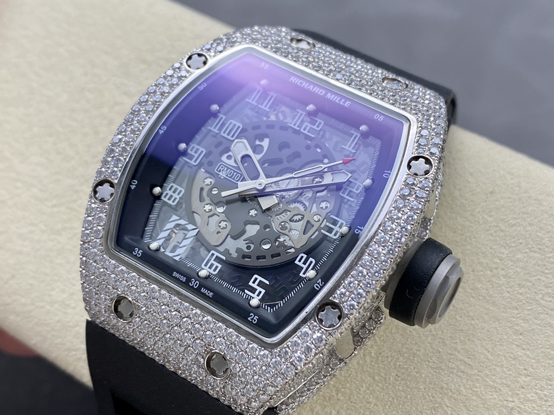 Richard Mille White Gold Diamond Set RM 010